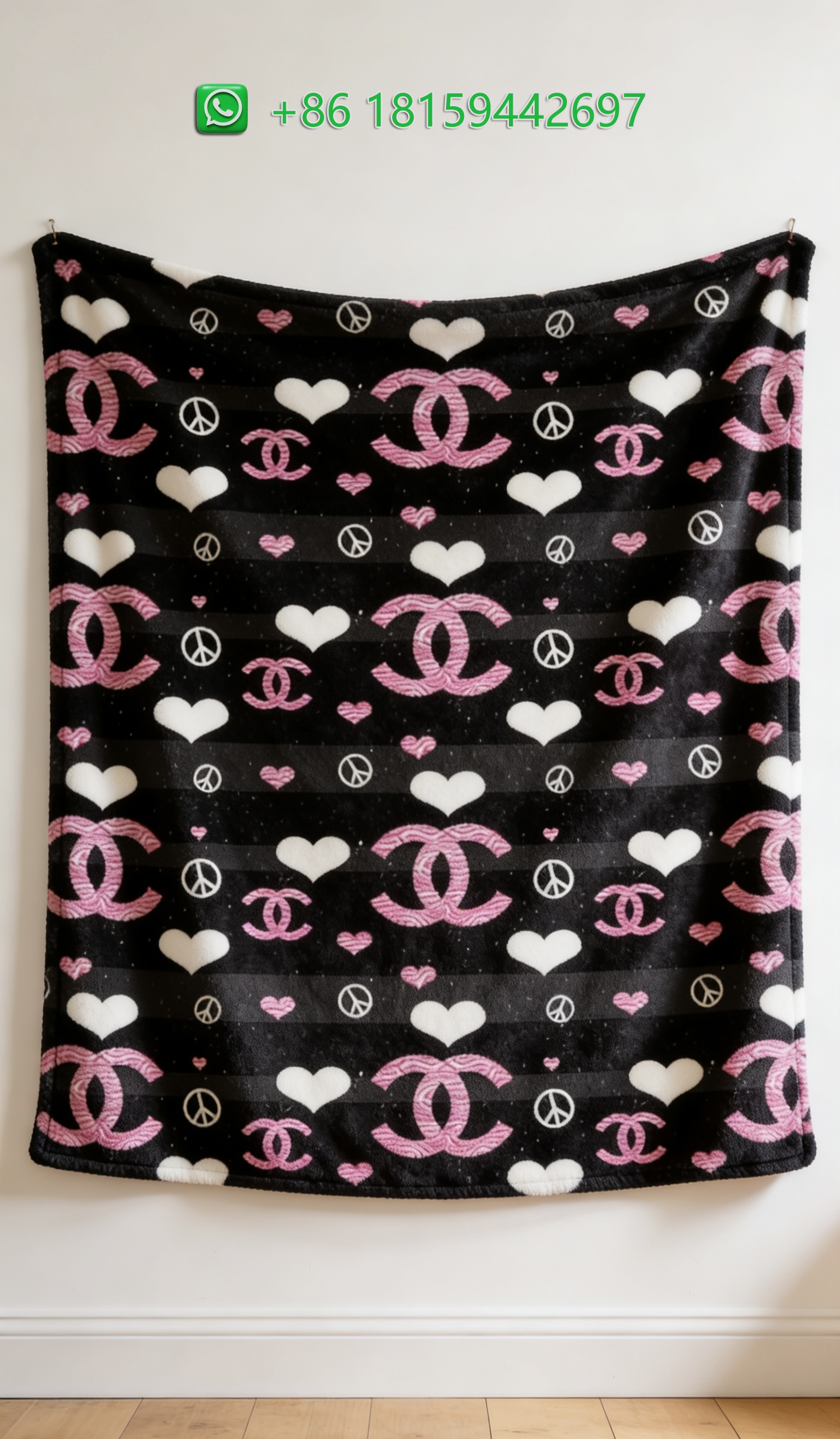 Chanel Throw Blankets
